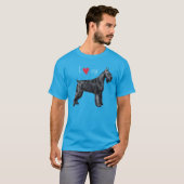 Ik hou van mijn Giant Schnauzer T-Shirt (Voorkant volledig)