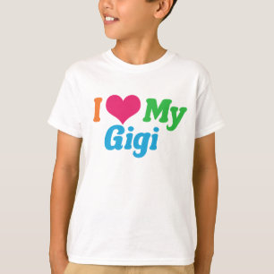 Ik hou van mijn Gigi Kids T-shirt