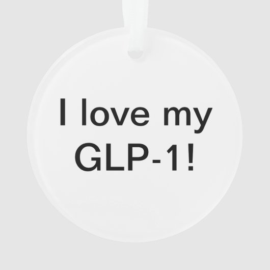 Ik hou van mijn GLP-1 Ornament (achterkant)