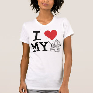Ik hou van mijn Goalie T-Shirt (hockey)