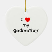 Ik hou van mijn god keramisch ornament (Achterkant)