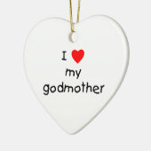 Ik hou van mijn god keramisch ornament (Links)