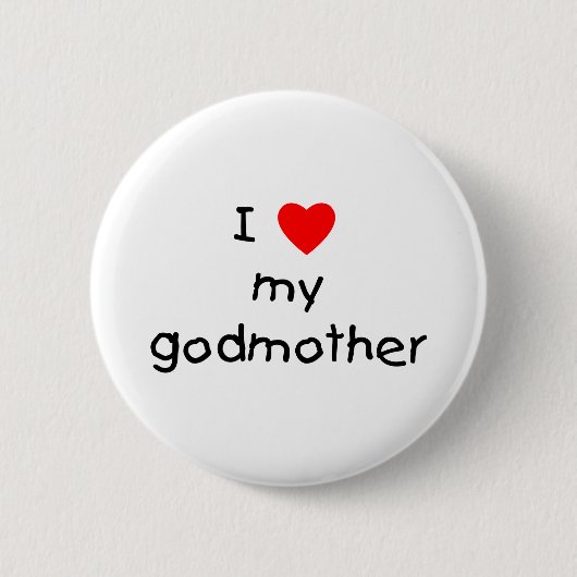 Ik hou van mijn god ronde button 5,7 cm (Voorkant)