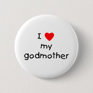 Ik hou van mijn god ronde button 5,7 cm