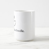 Ik hou van mijn Golden Doodle Mok! Koffiemok (Center)