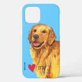 Ik hou van mijn Golden Retriever Case-Mate iPhone Case (Achterkant)