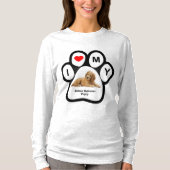 Ik hou van mijn Golden Retriever Puppy T-Shirt (Voorkant)