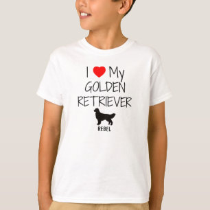 Ik hou van mijn Golden Retriever T-shirt