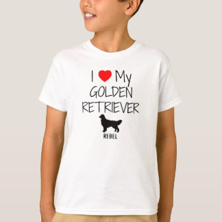 Ik hou van mijn Golden Retriever T-shirt