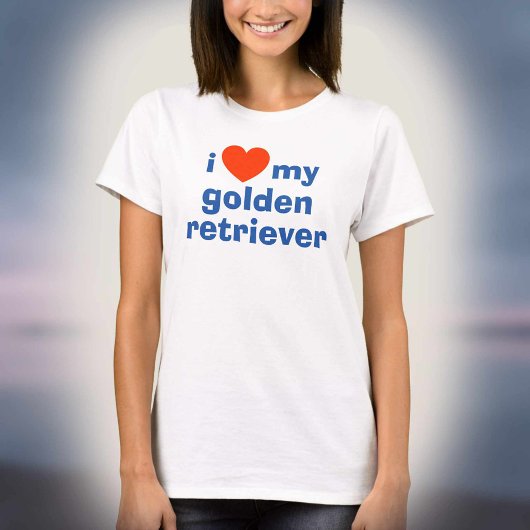 Ik hou van mijn Golden Retriever T-shirt