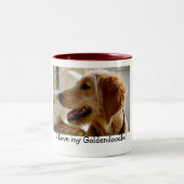 Ik hou van mijn Goldendoedel! Mok (Center)