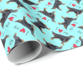 Ik hou van mijn Gordon Setter Cadeaupapier (Rol Hoek)