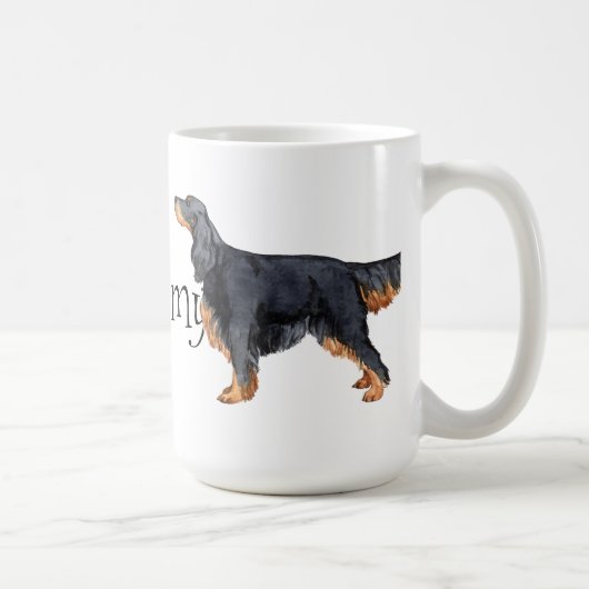Ik hou van mijn Gordon Setter Koffiemok (Rechts)