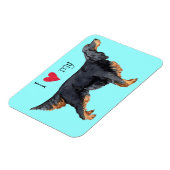 Ik hou van mijn Gordon Setter Magneet (Linkerzijde)