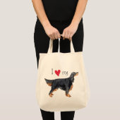 Ik hou van mijn Gordon Setter Tote Bag (Voorkant (product))