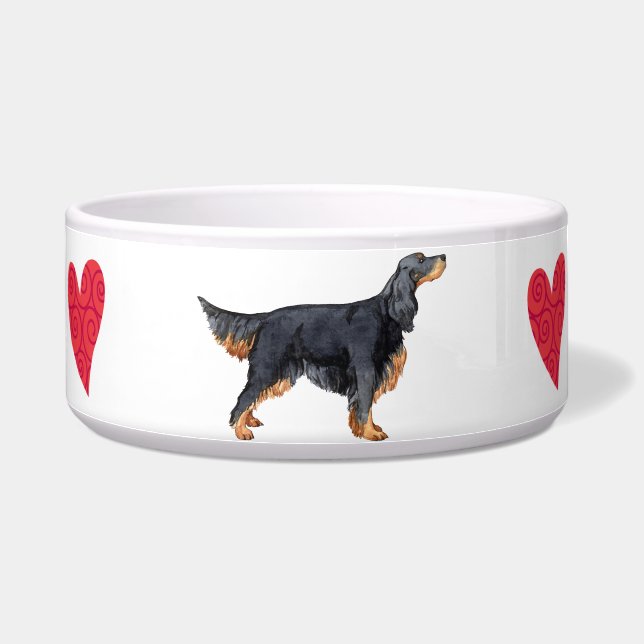 Ik hou van mijn Gordon Setter Voerbakje (Rechts)
