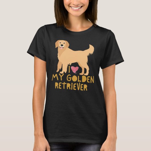 Ik hou van mijn gouden rector 195 t-shirt (Voorkant)