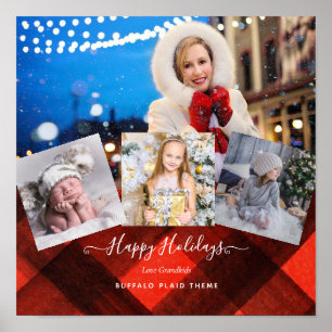 Ik hou van mijn GRANDMA - FOTO COLLAGE Grandparent Poster