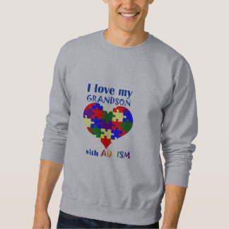 Ik hou van mijn GRANDSON met Autism sweatshirt