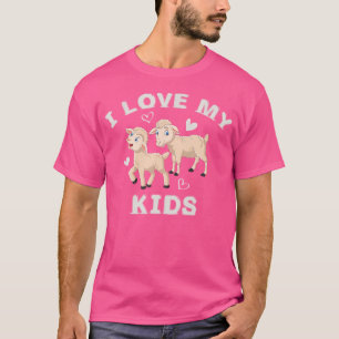 Ik hou van mijn grappige Boerderij Animal Baby gei T-shirt