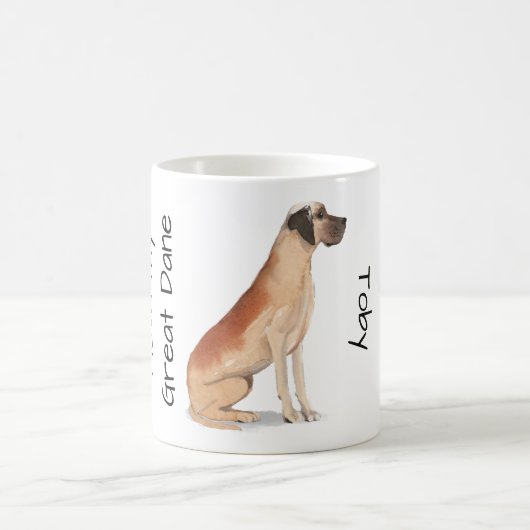 Ik hou van mijn Great Dane Koffiemok (Center)