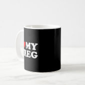 Ik hou van mijn Greg Koffiemok (Voorkant links)
