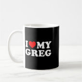 Ik hou van mijn Greg Koffiemok (Links)
