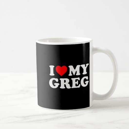 Ik hou van mijn Greg Koffiemok (Rechts)