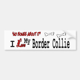 Ik hou van mijn grenscollie bumpersticker