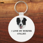 IK HOU VAN MIJN GRENSCOLLIE! Trefring. Sleutelhanger (Voorkant)