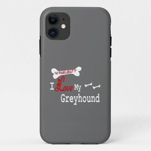 Ik hou van mijn Greyhound Case-Mate iPhone Case (Achterkant)