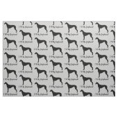 Ik hou van mijn Greyhound! Stof (Fat Quarter)