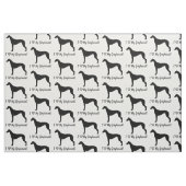 Ik hou van mijn Greyhound! Stof (Fat Quarter)