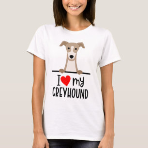 Ik hou van mijn Greyhound T-shirt