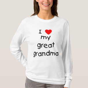 Ik hou van mijn grootmoeder t-shirt
