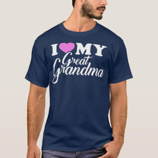 Ik hou van mijn grootmoeder t-shirt