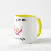 "Ik hou van mijn grootmoeder" twee gebottelde koff Mok (Voorkant rechts)