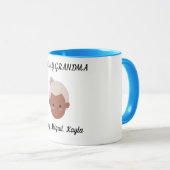 "Ik hou van mijn grootmoeder" twee gebottelde koff Mok (Voorkant rechts)