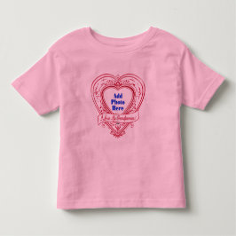 Ik hou van mijn grootouders! Foto Red Hearts Kinder Shirts