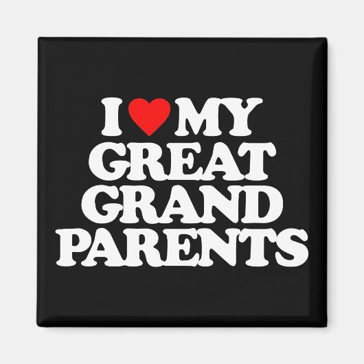 IK HOU VAN MIJN GROOTOUDERS MAGNEET (Voorkant)