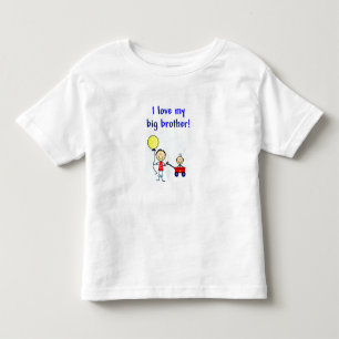 Ik hou van mijn grote broer! kinder shirts
