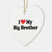 Ik hou van mijn grote broer ornament (Links)