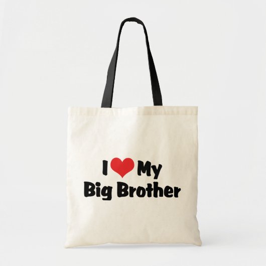 Ik hou van mijn grote broer tote bag (Voorkant)