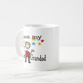 Ik hou van mijn grote grootvader koffiemok (Voorkant links)