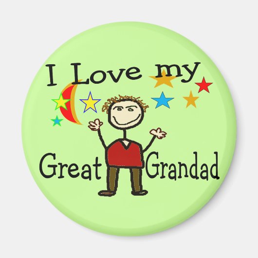Ik hou van mijn grote grootvader magneet (Voorkant)
