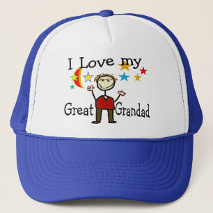 Ik hou van mijn grote grootvader trucker pet