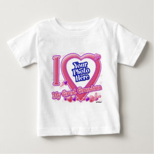 Ik hou van mijn grote oma roze/paars - foto