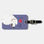 Ik hou van mijn Grote Pyreneeën Bagagelabel (Voorkant horizontaal)