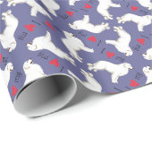 Ik hou van mijn Grote Pyreneeën Cadeaupapier (Rol Hoek)