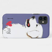 Ik hou van mijn Grote Pyreneeën Case-Mate iPhone Case (Achterkant (horizontaal))